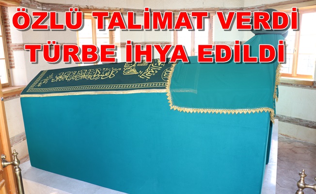 KONUR ALP GAZİ TÜRBESİ RESTORASYONUNDA SONA YAKLAŞILDI