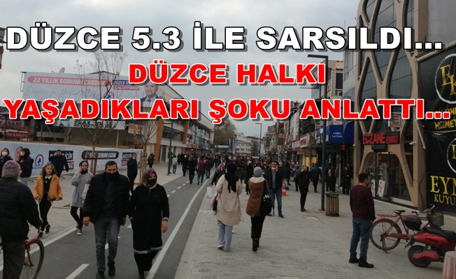 “BÜYÜK PANİK YAŞADIK…”