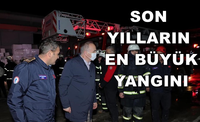 DÜZCE’DE GECEYİ ALEVLER AYDINLATTI