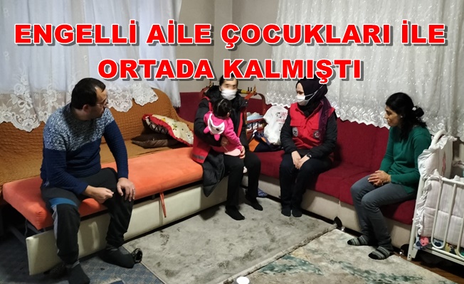 VAKIF AİLE VE ÇOCUKLARINA YARDIM ELİNİ UZATTI