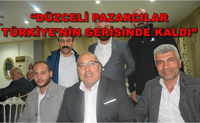 “BÖYLE DERME ÇATMA PAZAR YERLERİ OLMAZ”