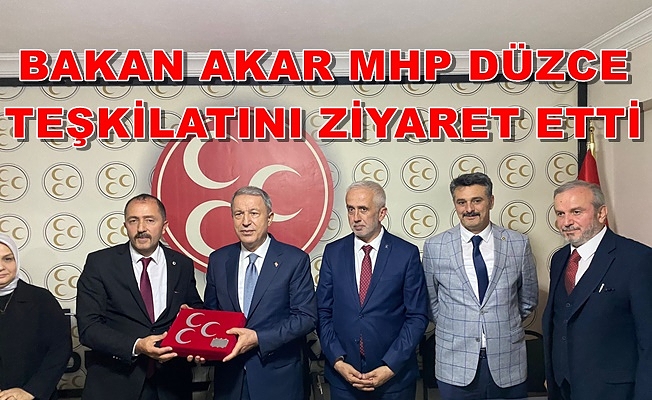 CABOĞLU AKAR’A KUR’AN-I KERİM HEDİYE ETTİ…