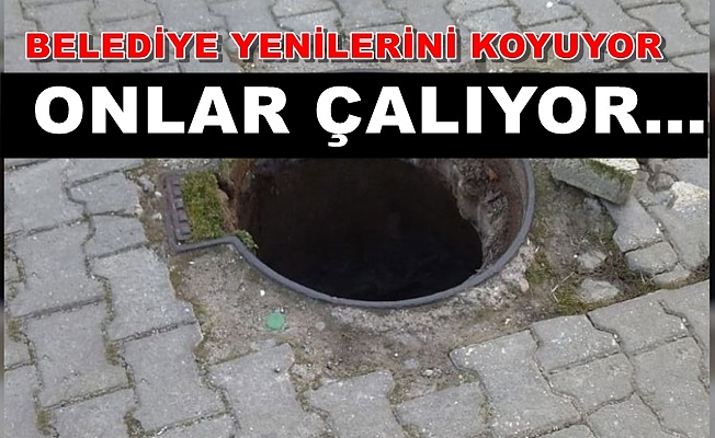 DÜZCE’DE RÖGAR KAPAĞI HIRSIZLIĞININ ÖNÜNE GEÇİLEMİYOR