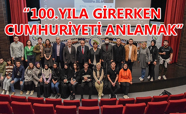 KÜLTÜR MERKEZİNDE KONFERANS DÜZENLENDİ