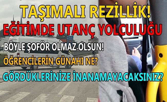 YETKİLİLER BAKALIM NE CEVAP VERECEK?