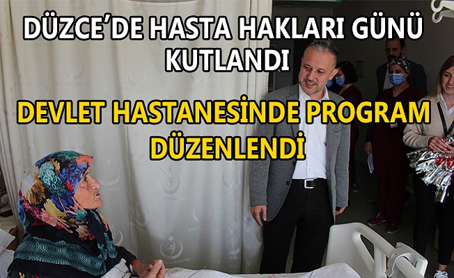 YILMAZ TEK TEK HASTALARI ZİYARET ETTİ