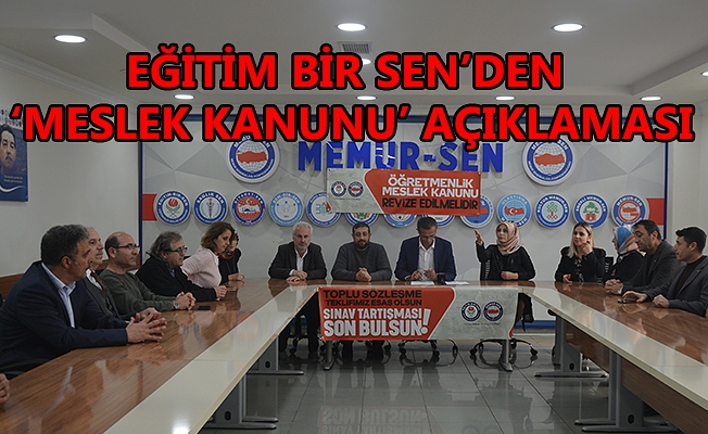 ATAY: “MESLEK KANUNU YENİDEN DÜZENLENMELİ”