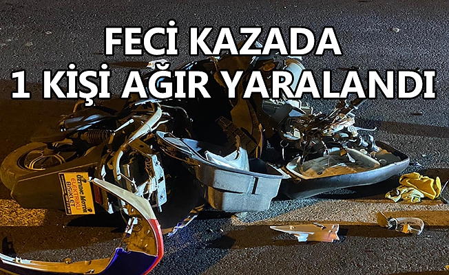 AŞIRI HIZ VE DİKKATSİZLİK KAZAYI BERABERİNDE GETİRDİ