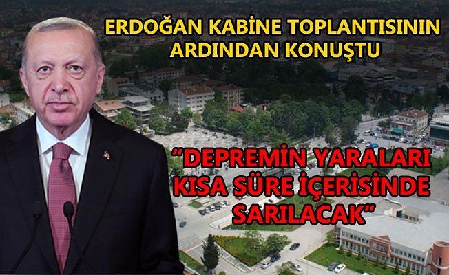 “DÜZCE’YE 87 MİLYON TL GÖNDERİLDİ…”