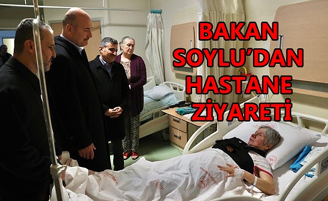 HASTALARI TEK TEK ZİYARET ETTİ…