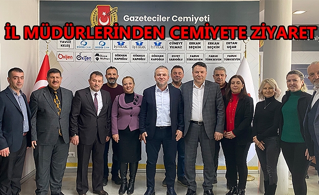 DÜZCE GAZETECİLER CEMİYETİ YENİ YÖNETİMİNE ZİYARETLER DEVAM EDİYOR.