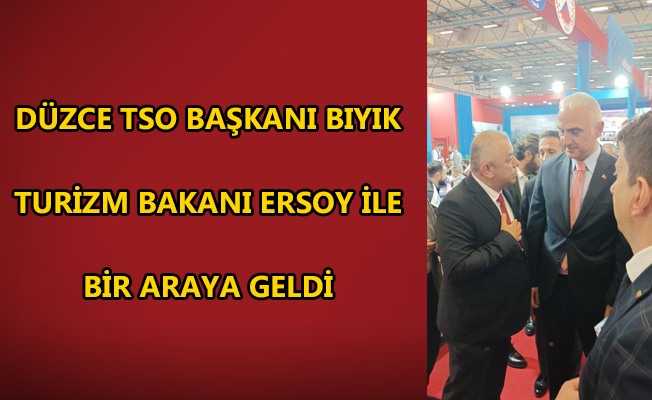 BIYIK, ERSOY’LA DÜZCE BEYKÖY ABANT YOLU İÇİN GÖRÜŞTÜ