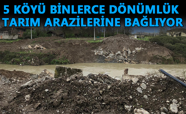 KÖYLÜLER: “KÖPRÜ OLMAZSA EKİM YAPAMAYIZ, ÇÖZÜM BEKLİYORUZ”