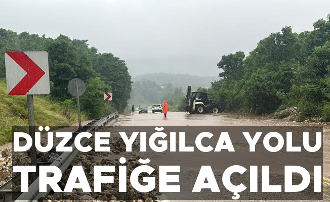 YIĞILCA YOLU ULAŞIMA AÇILDI