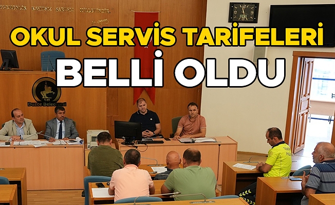 DÜZCE’DE SERVİS ÜCRETLERİ NE KADAR OLACAK?