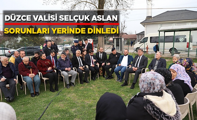 BİR GÜNDE 3 KÖYÜ ZİYARET ETTİ