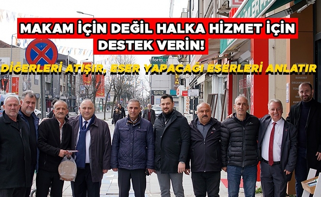 'DÜZCE'MİZİ YERİNDE SAYMAKTAN KURTARACAĞIZ'