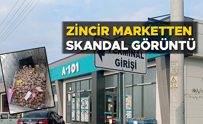 KİLOLARCA PATATES ÇÖPE ATILDI