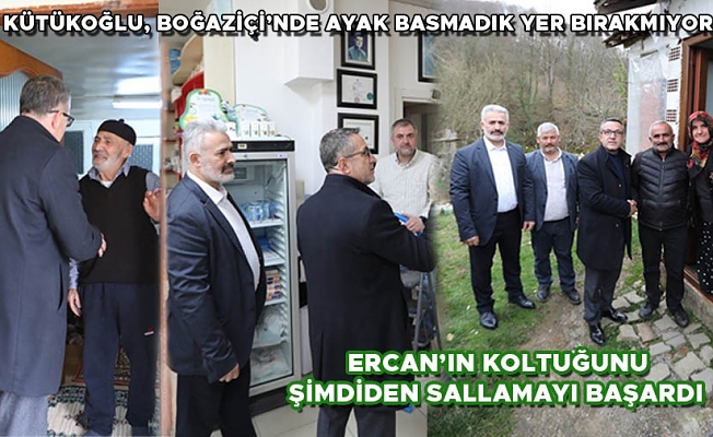 YAPTIĞI SEÇİM ÇALIŞMALARI İLE ADETA FARK ATIYOR