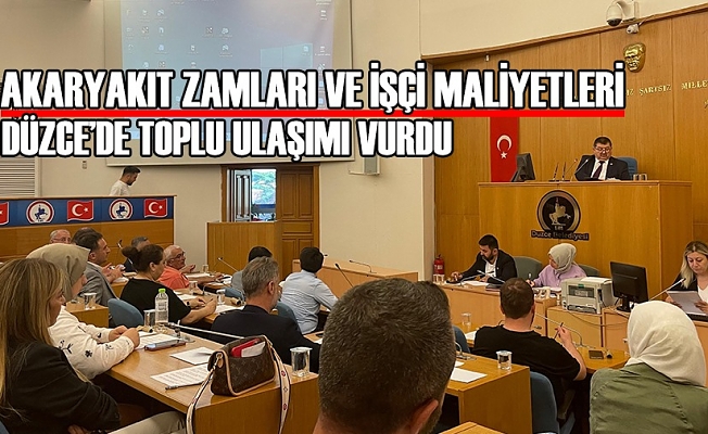 TOPLU TAŞIMA ÜCRETLERİNE ZAM YAPILDI