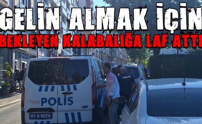 ŞAHSI LİNÇ EDİLMEKTEN POLİS EKİPLERİ KURTARDI