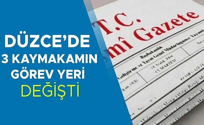 ATAMA KARARLARI RESMİ GAZETE’DE YAYIMLANDI