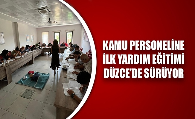 DÜZCE İL SAĞLIK MÜDÜRLÜĞÜ’NDEN HAYAT KURTARAN EĞİTİMLER