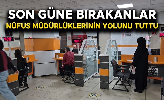 DÜZCE MERKEZ NÜFUS MÜDÜRLÜĞÜ’NDE YOĞUNLUK YAŞANMADI