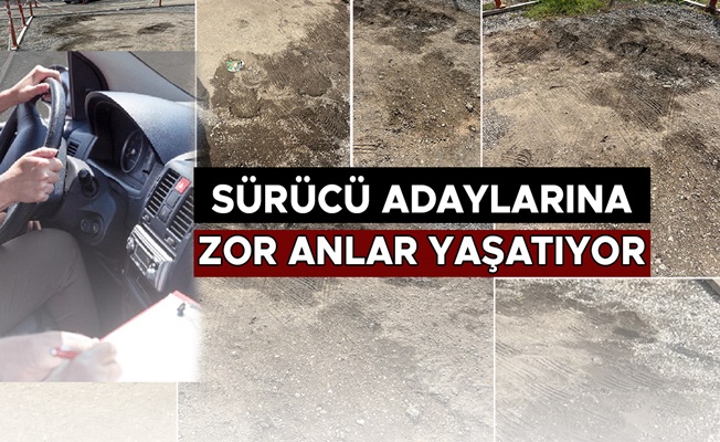 EHLİYET EĞİTİM VE SINAV PARKURUNUN HALİ TEPKİLERE NEDEN OLDU