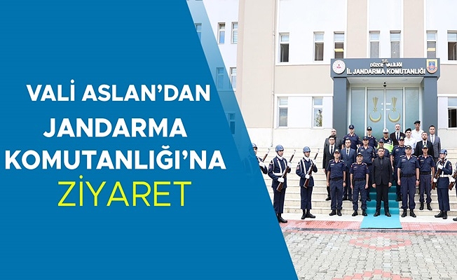 JANDARMA KOMUTANI TETİK’TEN ÇALIŞMALARI HAKKINDA BİLGİ ALDI