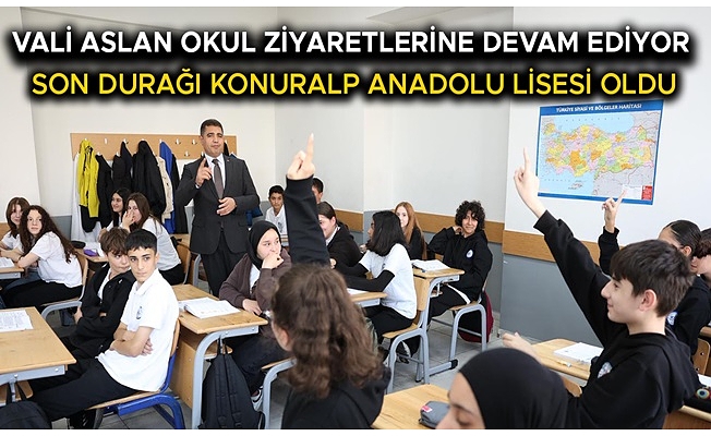 ÖĞRENCİLERE KİTAP OKUMANIN ÖNEMİNDEN BAHSETTİ