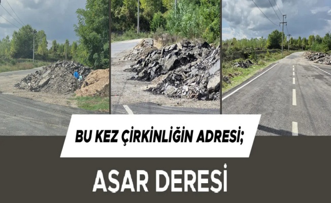 YOL KENARI MI ATIK İNŞAAT ÇÖPLÜĞÜ MÜ!