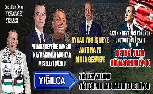DÜZCE’NİN SAHİBİ YOK, VAR DİYORSANIZ KİM?