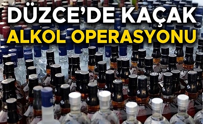 LİTRELERCE KAÇAK ALKOL ELE GEÇİRİLDİ