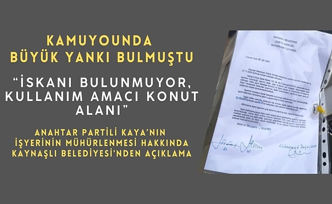 “İSKANI BULUNMUYOR, KULLANIM AMACI KONUT ALANI”
