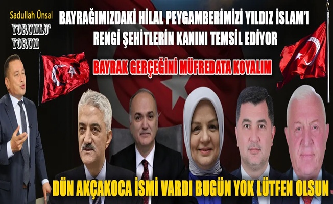 İNANAN HİÇ KİMSE BAYRAĞI ÇİĞNEMEZ ÇİĞNEYEMEZ!