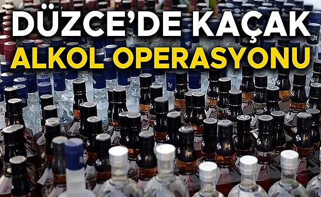 LİTRELERCE KAÇAK ALKOL ELE GEÇİRİLDİ