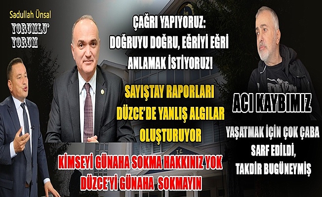 SAYIŞTAY RAPORLARI FLU, NETLEŞMELİ!