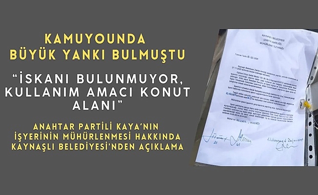 “İSKANI BULUNMUYOR, KULLANIM AMACI KONUT ALANI”