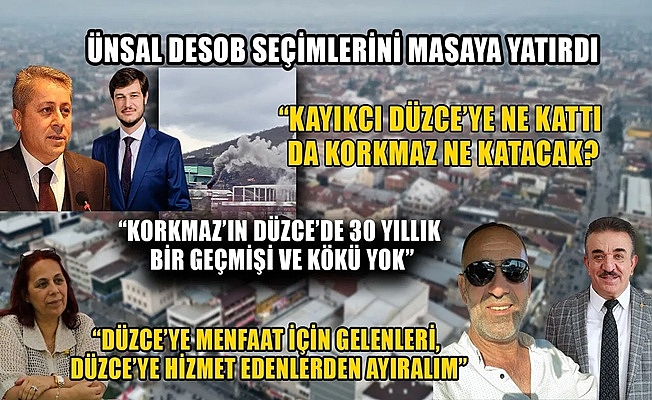 “KIŞ AYLARINDA DÜZCE’DE NEFES BİLE ALAMIYORUZ”