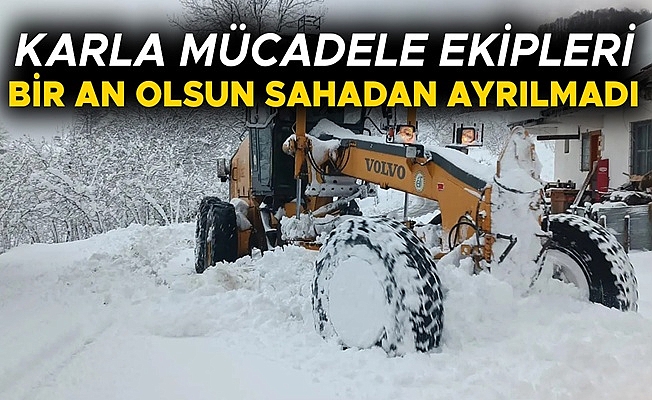 DÜZCE’DE KAPANAN KÖY YOLU BIRAKILMADI