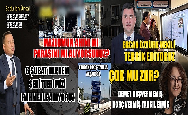 DEPREMLERİN SEBEBİ DOĞAYA AYKIRI UYGULAMALARDIR