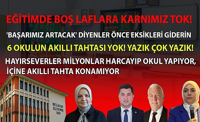 DURUMU İÇLER ACISI OKULLAR VAR! BU KADAR REZİL İŞİ NASIL BECERDİNİZ!