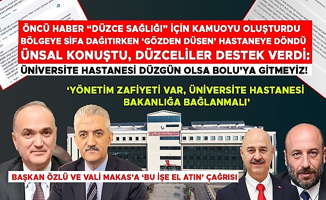 TEHDİTLER BİZE GERİ ADIM ATTIRMAZ, ÖNCÜ HABER ‘DÜZCE’NİN MENFAATİDİR’