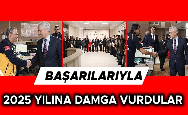 VALİ MAKAS 112 PERSONELİNİ TEBRİK ETTİ