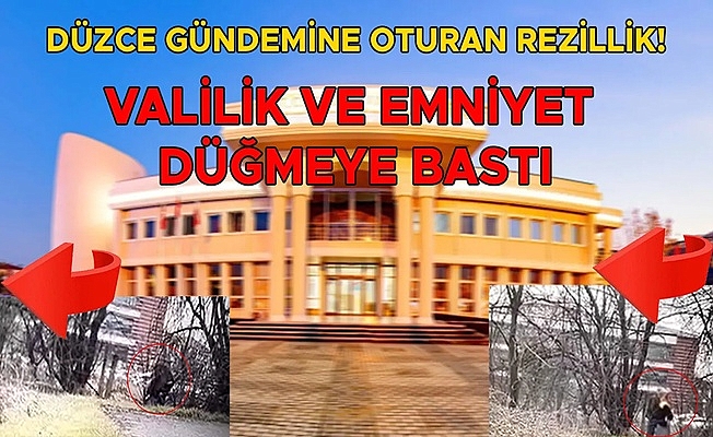 DÜZCELİLER GÜPEGÜNDÜZ YAŞANAN EDEPSİZLİĞE İSYAN ETTİ