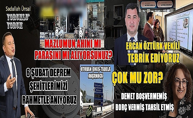 DEPREMLERİN SEBEBİ DOĞAYA AYKIRI UYGULAMALARDIR