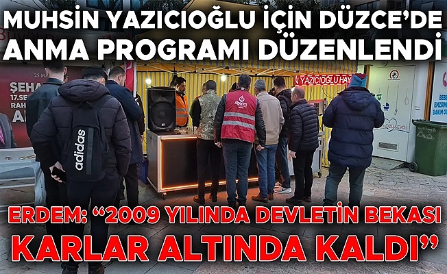 “ŞEHİT LİDERİMİZ YAZICIOĞLU’NUN FAİLLERİ HALA DAHA BULUNAMADI”