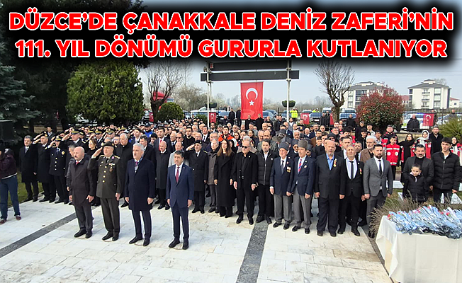 VALİ MAKAS: “ÇANAKKALE ZAFERİ TARİHE KAZINAN BİR DESTANDIR”