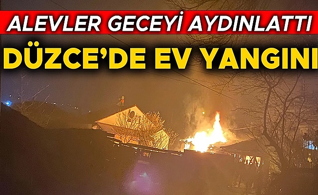 TEK KATLI EV TAMAMEN YANARAK KULLANILAMAZ HALE GELDİ